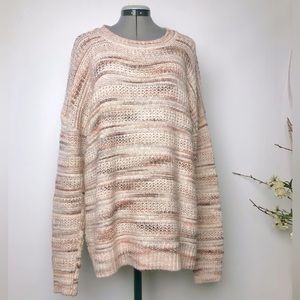 Wind River Wool Blend Knit Sweater in Soft Pink